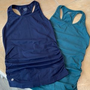 Athleta speed light tank xs set of 2